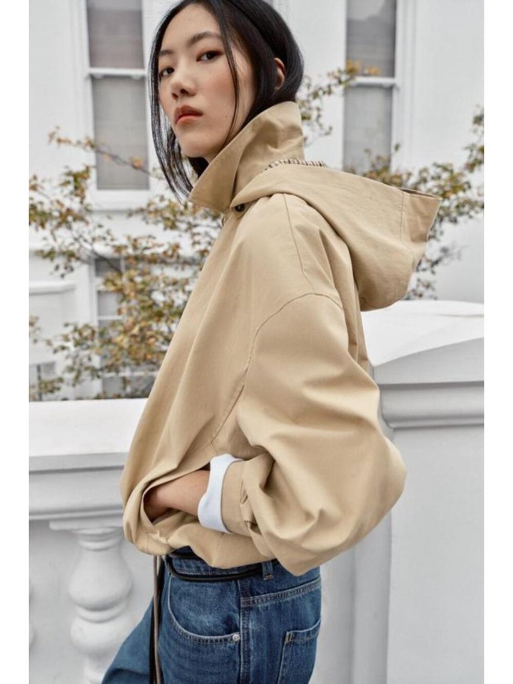ZARA DETACHABLE HOOD JACKET 6318/263/704